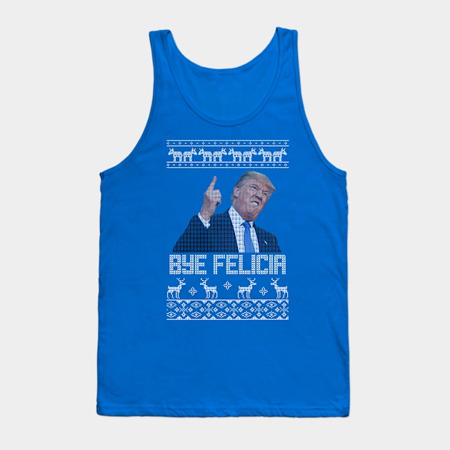 Goodbye Trump Christmas Sweater 2020 Tank Top by stickerfule